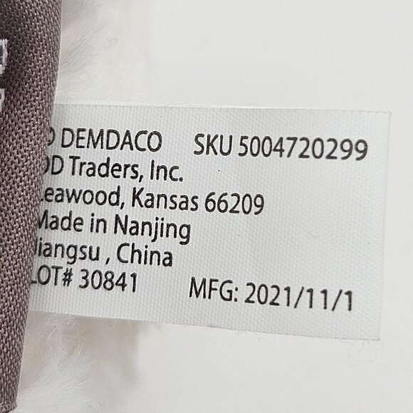 Demdaco Lamb Plush Sings Pink Blanket Embroidered Cross Jesus Loves Me Sheep - Picture 9 of 9